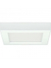 Satco S9324 - 10.5 watt - 5" Flush Mount LED Fixture - 2700K - Square Shape - White - 120 volts 